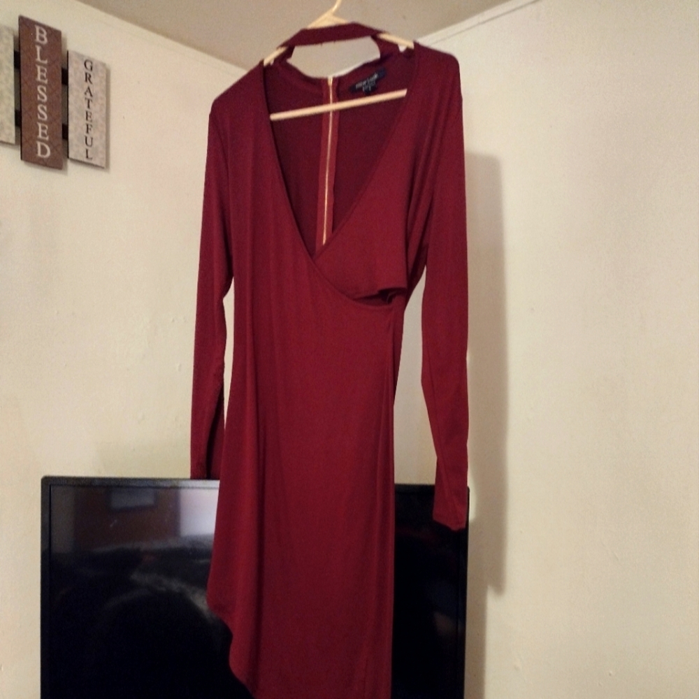 Maroon dress